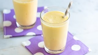 Easy 5 Minute Banana Smoothie Recipe [upl. by Alanson]