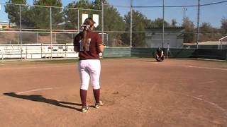 Kaitlyn King Softball Skills Video [upl. by Ahsiekit]