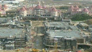 Construction of Euro Disney 1991 [upl. by Dom]