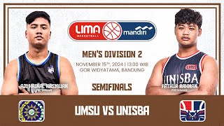 UMSU vs UNISBA  Semifinal Mens Division 2  Bandung I Nov 15 [upl. by Ram]