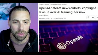 OpenAI Lawsuit Thrown Out For Showing quotNo Harm Donequot [upl. by Mareld107]