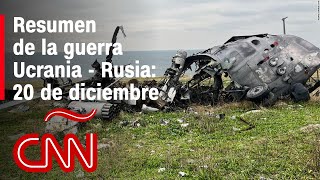 Resumen en video de la guerra Ucrania  Rusia 20 de diciembre [upl. by Zoarah893]