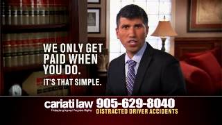 Cariati Law  Help for Those Injured by Distracted Drivers [upl. by Rendrag]