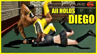 All Holds Diego  DEAD OR ALIVE 6 [upl. by Ecnerolf934]