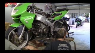 1998 Zx9 Kawasaki Tear Down Part 3 [upl. by Nealy]