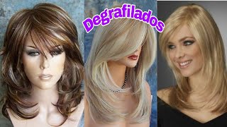 CORTES PARA DAMAS DEGRAFILADOS EN CAPAS MEDIAS Y LARGAS Layers HairCuts Long Hair [upl. by Renrag810]