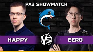 WC3  400 Play All 3 Showmatch  UD Happy vs Eer0 UD  Dolphin Cup 8 [upl. by Ysiad56]