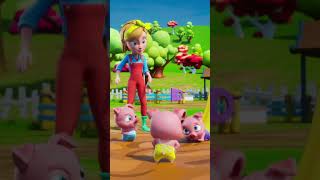 Five Little Piggies shorts thefivelittleshow cartoonvideos countingsong fivelittle piggies [upl. by Fasto259]