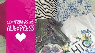 ♥ Comprinhas no AliExpress  Camisetas e Vestidos  TPM Moderna ♥ [upl. by Rivi]