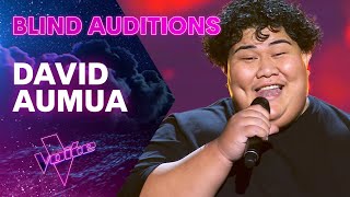 David Aumua Performs Lauren Daigles Song You Say  The Blind Auditions  The Voice Australia [upl. by Nohsreg]