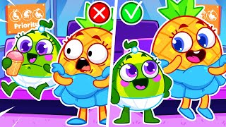 Avocado Baby Pretends to be Pregnant Like Pineapple Funny Stories for Kids🥑 [upl. by Aile564]