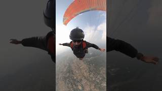 Jumping off tandem paraglider in bir billing🪂 paragliding shorts [upl. by Ysirhc]