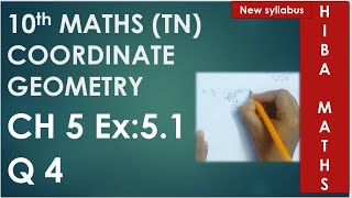 10th maths chapter 5 exercise 51 question 4 TN New Syllabus TN Samacheer portions [upl. by Wartow]