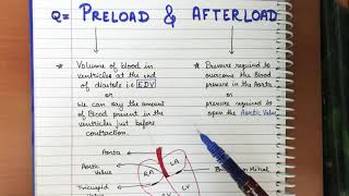 Preload and afterload simplified [upl. by Nonnel]