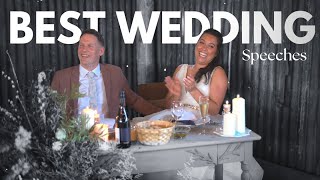 HILARIOUS amp HEARTFELT Wedding Speeches by Father of the Bride amp Uncle [upl. by Chemush]