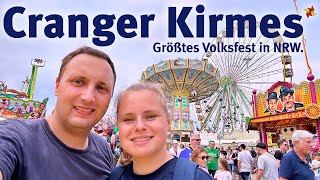 Cranger Kirmes 2024  Fahrgeschäfte Test auf der größten Kirmes in NRW 🎡 [upl. by Ahrens]