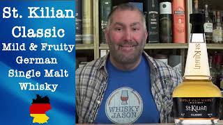 St Kilian Classic Mild amp Fruity Single Malt German Whisky Review by WhiskyJason [upl. by Saixela]