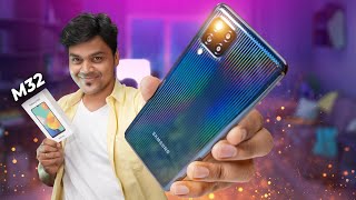 Samsung Galaxy M32 Unboxing And First Impressions  ஏன்  எதுக்கு  எதனால   Tamil Tech [upl. by Olympie]