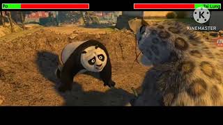 Po vs Tai Lung With healthbars [upl. by Tabbie]