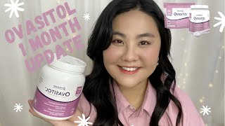 OVASITOL 1 MONTH UPDATE 🥄 PCOS Supplement 💊 [upl. by Burk254]