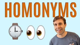 Homonyms amp Homophones to Build Vocabulary [upl. by Ravahs]