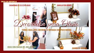 🍂 IDEAS PARA DECORAR LA ENTRADA DE TU CASA PARA OTOÑO [upl. by Naujled]