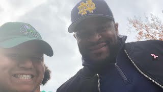 Touring Notre Dame’s Campus vs Pitt 2023 [upl. by Schonfeld]