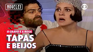 CATARINA E PETRUCHIO OS TAPAS BEIJOS E TRETAS DO CASAL DE O CRAVO E A ROSA  NOVELEI  VIVA [upl. by Lonni]