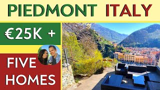 5 HOMES for SALE Piedmont ITALY  ITALIAN HOUSES for Sale [upl. by Worthington981]