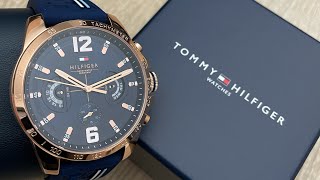 Tommy Hilfiger Decker Blue Dial Men’s Watch 1791474 Unboxing UnboxWatches [upl. by Haral]