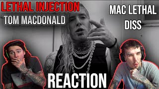 MAC LETHAL DISS  LETHAL INJECTION  TOM MACDONALD  REACTION  BREAKDOWN [upl. by Theodoric]