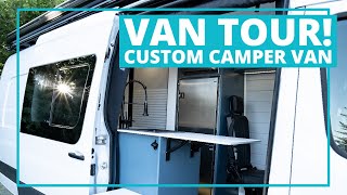 Custom Sprinter Campervan  Van Tour [upl. by Tia803]