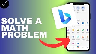 How to solve a math problem with the math solver in the Bing app [upl. by Amoakuh]
