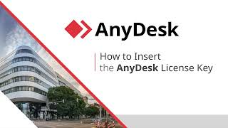 AnyDesk How to install the license key [upl. by Tace322]