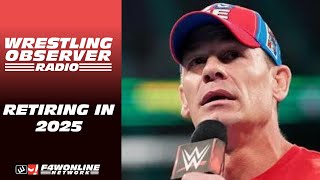 John Cena announces 2025 retirement tour  WWE Money in the Bank  Wrestling Observer Radio [upl. by Hailee]