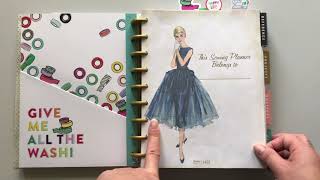 PLANNER BABES Planner Review Simplicity Sewing Planner [upl. by Ledba]