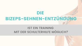 Schulterhilfe Training trotz BizepsSehnenEntzündung möglich [upl. by Donaugh]