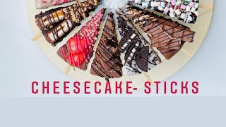 Cheesecake sticks shorts Cheesecake sticks Kuchen am Stiel Raffaello OreoMaxi King [upl. by Deirdra]