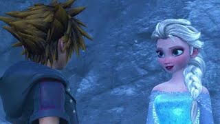 elsa confesses to sora  KINGDOM HEARTS III [upl. by Enelyt]