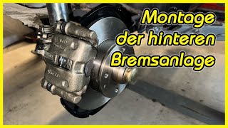 Montage der hinteren Bremsanlage vom VW Golf 2 GTI [upl. by Dud]