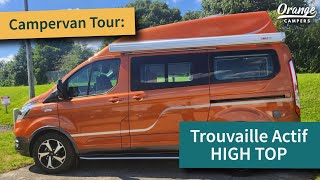 Our very first Trouvaille Actif High Top Campervan Tour [upl. by Ydennek619]