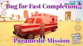 GTA VC  Bug for the Fast Completion of the Paramedic Mission [upl. by Saberhagen]