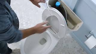 How to Replace a Universal Fill Valve on a Gerber Toilet [upl. by Gnous]