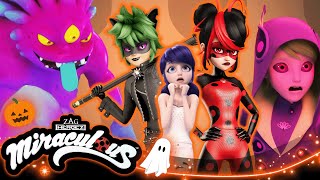 🇧🇷 🎃 HALLOWEEN  COMPILAÇÃO 2024 👻🦋  Miraculous  As Aventuras de Ladybug 🇧🇷 [upl. by Aneehsyt761]