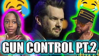 Jim Jefferies Gun Control Pt2 FUNNY BLACK COUPLE REACTS [upl. by Efram]