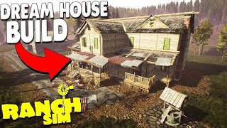 BUILDING THE BIGGEST HOUSE IN RANCH SIMULATORabitbeast MALAYALAM [upl. by Patt]