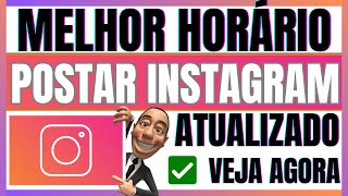 COMO VER O MELHOR HORARIO PARA POSTAR NO INSTAGRAM  ATUALIZADO [upl. by Lanod]