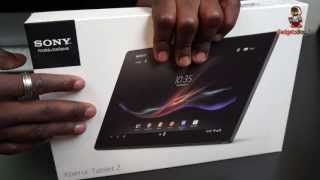 Sony Xperia Tablet Z Unboxing and First Look [upl. by Perpetua]