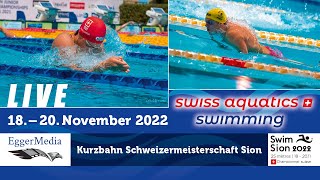 2 Tag Finalläufe Kurzbahn Schweizermeisterschaft 2022 Sion [upl. by Arleta71]