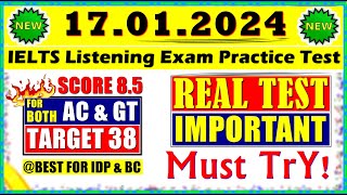 IELTS LISTENING PRACTICE TEST 2024 WITH ANSWERS  17012024 [upl. by Poole]